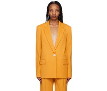 Orange Bianca Blazer