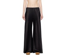 Black Bias Lounge Pants