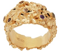 SSENSE Exclusive Gold Multi Stone VC011 Ring