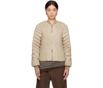 Moncler + Taupe Radiance Down Jacket