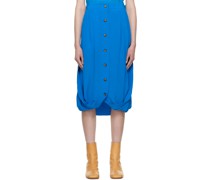 SSENSE Exclusive Blue Flip It Up Midi Skirt