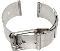 Silver Y Belt Cuff Bracelet
