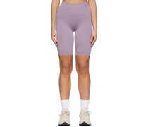 Purple Recycled Italian Scuba Sport Shorts