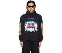 Black 'Back To The Future' Hoodie