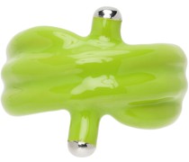 SSENSE Exclusive Green Alan Crocetti Edition Double Knot Ring