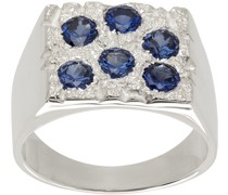 Silver 'The Rose Garden Signet' Ring