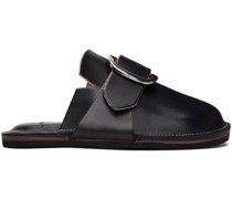 Black Spinal Loafers