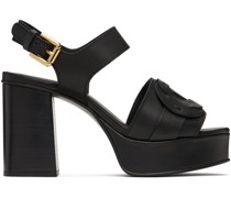 Black Loys Platform Heeled Sandals