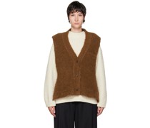 Brown Buttoned Vest