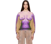 Purple & Yellow Jean Paul Gaultier Edition Body Morph Sweatshirt