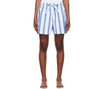 Blue Marquee Pyjama Shorts