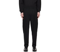 Black Easy Trousers