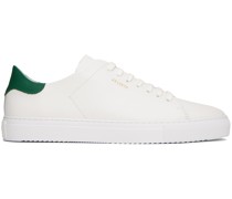 White & Green Clean 90 Sneakers