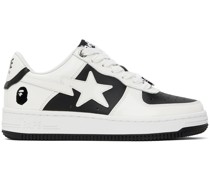 White & Black STA #6 Sneakers