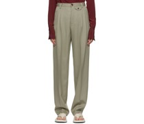 SSENSE Exclusive Taupe Emily Trousers