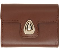 Brown Astra Compact Card Holder
