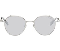 Silver & White Owlet Sunglasses
