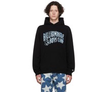 Black Printed Hoodie