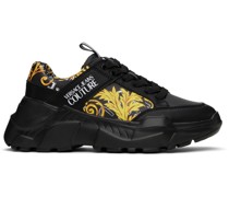 Black Chain Couture Speedtrack Sneakers