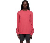 Red Overdyed Long Sleeve T-Shirt