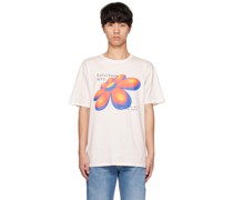 White 3D Daisy T-Shirt