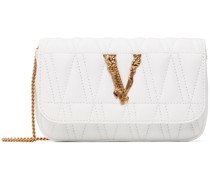 White Virtus Mini Shoulder Bag