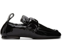 Black Padded Loafers