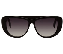 Black Oversized Mask Sunglasses