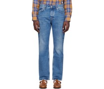 Blue Straight Cut Jeans