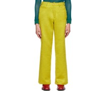 SSENSE Exclusive Yellow Trousers