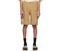 Beige Four-Pocket Shorts