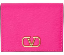 Pink Mini VLogo Wallet