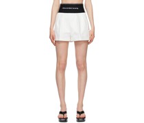 White Safari Shorts