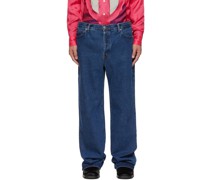 Indigo Straight Jeans