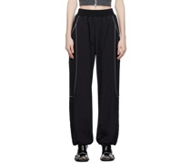 Black Track Trousers