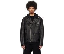 Black Magnus-CN Leather Jacket