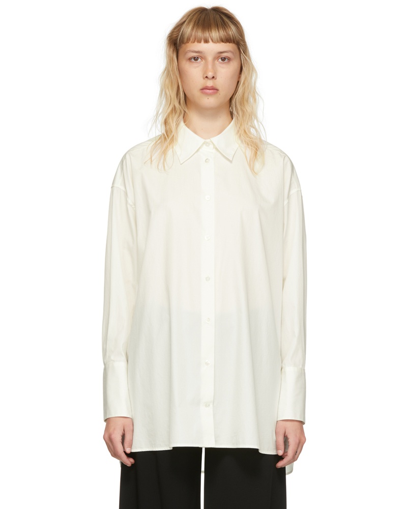 The Row Damen Off-White Lulu Shirt