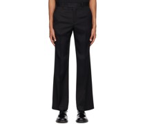 Black Flared Trousers