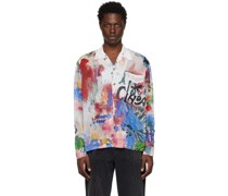 White Printed Shirt