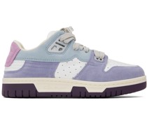 Blue & Purple Preppy Low Sneakers