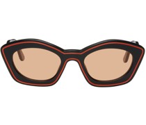 SSENSE Exclusive Black RETROSUPERFUTURE Edition Kea Island Sunglasses