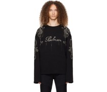 Black Chain Sweatshirt