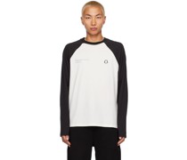 7 Moncler FRGMT Hiroshi Fujiwara Black Printed Long Sleeve T-Shirt