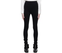 Black Zip Leggings