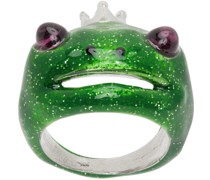 Green Frog Prince Ring
