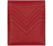 Red Square Card Holder