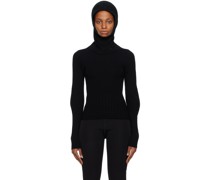Black Sweater & Balaclava Set