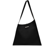 Black Slanted Tote
