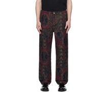 Red Fadi Trousers