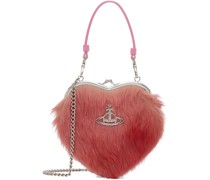 Pink Belle Heart Frame Bag